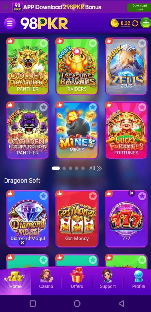 98Pkr Game Apk